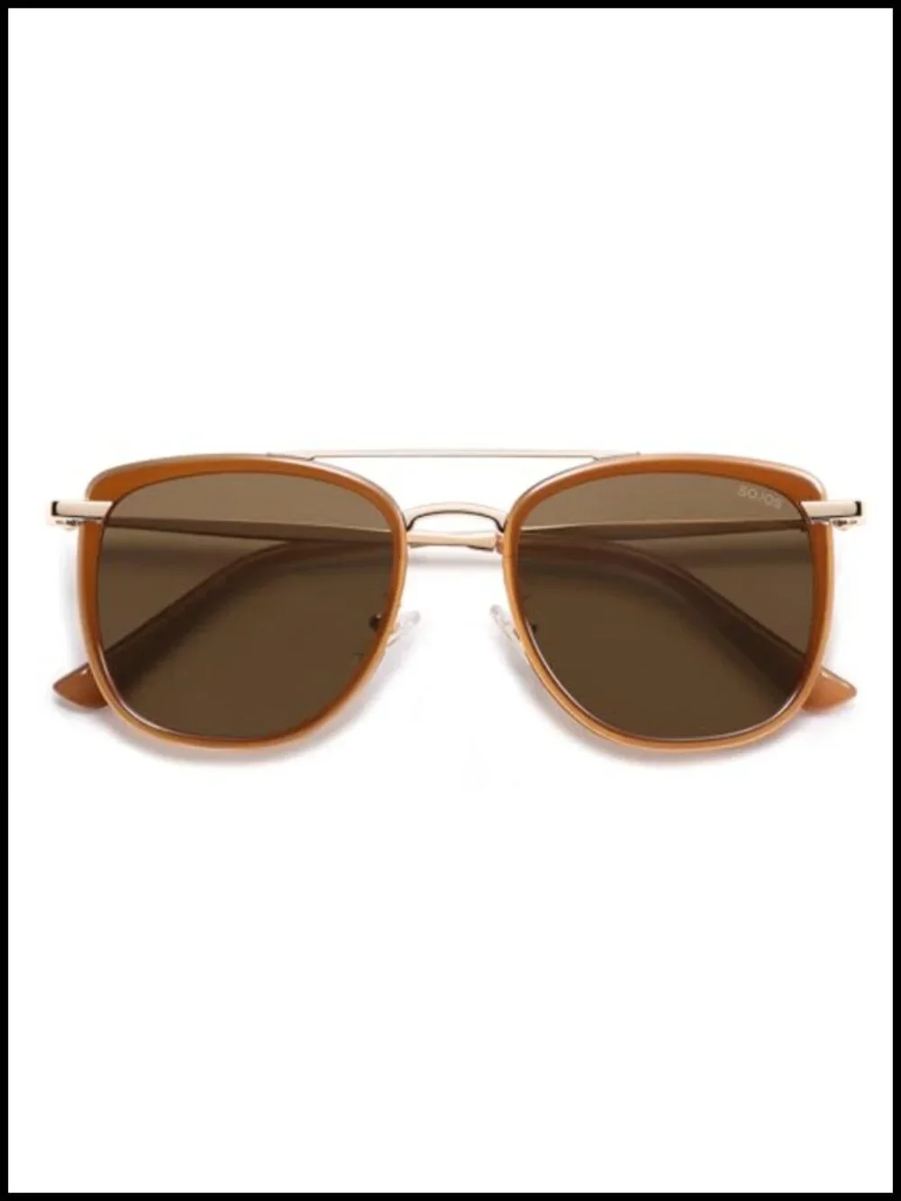 Retro Aviator Square Polarized UV400 Sunglasses